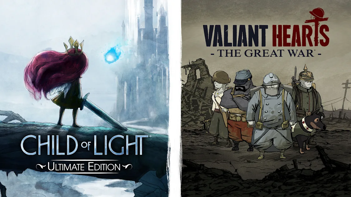 Child of Light Ultimate Edition + Valiant Hearts: The Great War SWITCH NSP