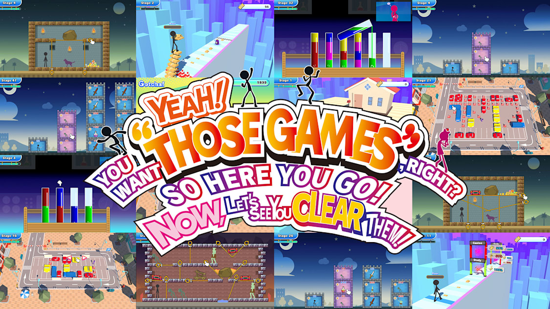 YEAH! YOU WANT “THOSE GAMES,” RIGHT? SO HERE YOU GO! NOW, LET’S SEE YOU CLEAR THEM! Switch NSP